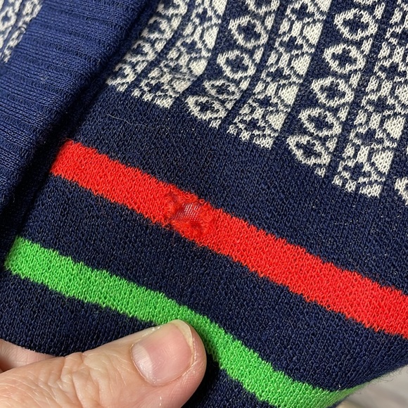 R & K knits vintage striped button up size 18 sweater cardigan - Picture 3 of 6